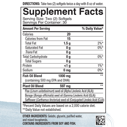 TransferFactorWorld 4life Essential Fatty Acid - Omega 3 and 6 Health & Beauty