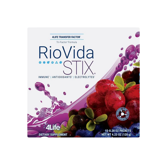 TransferFactorWorld 4life Riovida Stix - immune- Antioxidant - electrolytes