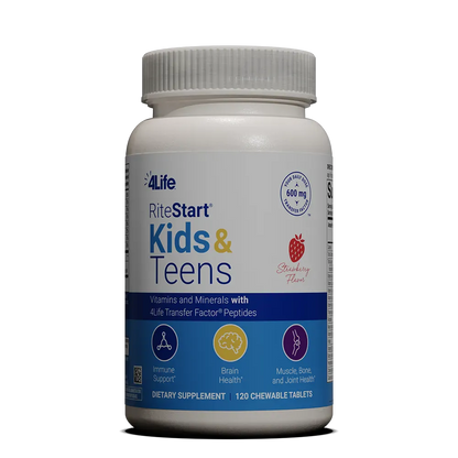 TransferFactorWorld 4Life Transfer Factor Kids & Teens – Chewable Multivitamin with Transfer Factor Immune Support, 60 Servings Health & Beauty