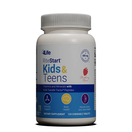 TransferFactorWorld 4Life Transfer Factor Kids & Teens – Chewable Multivitamin with Transfer Factor Immune Support, 60 Servings Health & Beauty