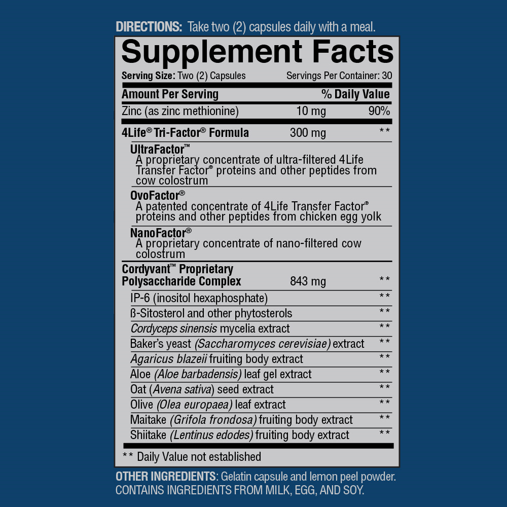 TransferFactorWorld 4life Transfer Factor Plus-  Tri-Factor Formula With Zinc -5 Bottles Health & Beauty