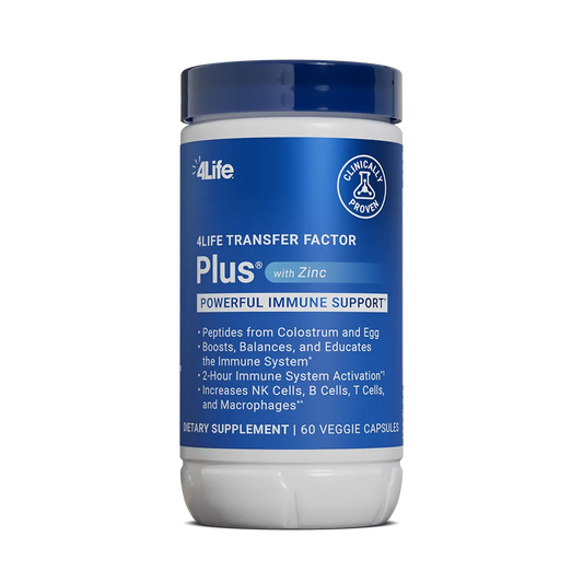 TransferFactorWorld 4Life Transfer Factor Plus with Zinc – Immune Support Supplement by 4life Health & Beauty